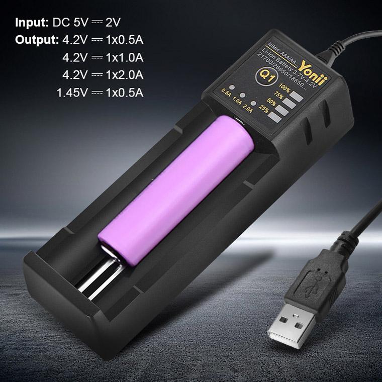 マルチ USB充電器 リチウム電池、ニッケル電池 充電 バッテリー充電器