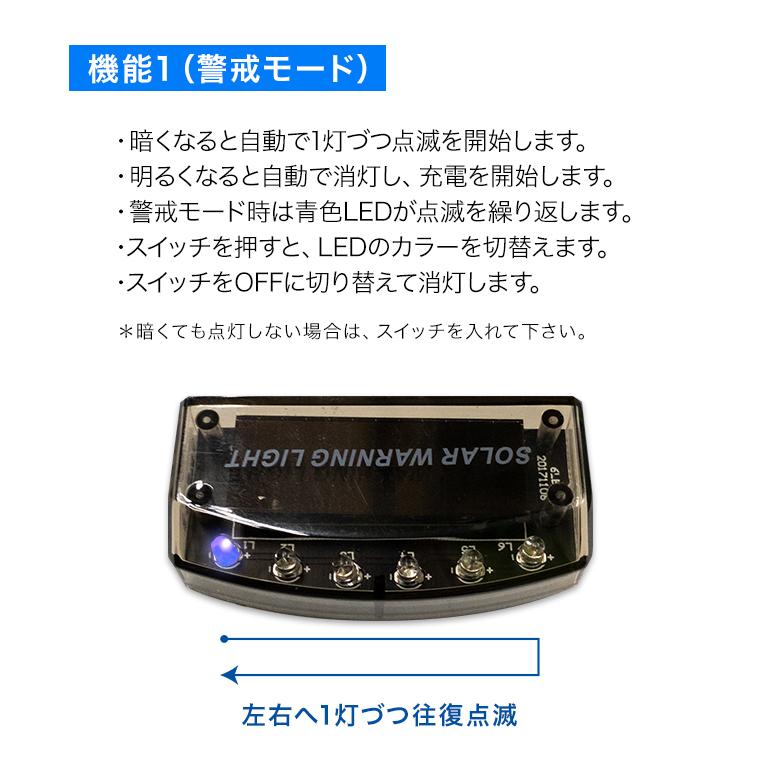 車 セキュリティ ライト 青色 LED シグナル 防犯 警報 サイン カー
