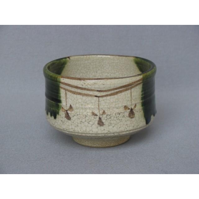 抹茶碗 茶道具 茶器 骨董品 釉薬 織部 作家物 時代物 コレクション 抹茶碗 お茶道具 和陶器 和モダン /織部渋入抹茶碗 : roanroan - 通販