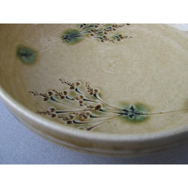 中鉢 盛鉢 ボウル 和陶器 和モダン /黄瀬戸草紋菓子鉢 : roanroan