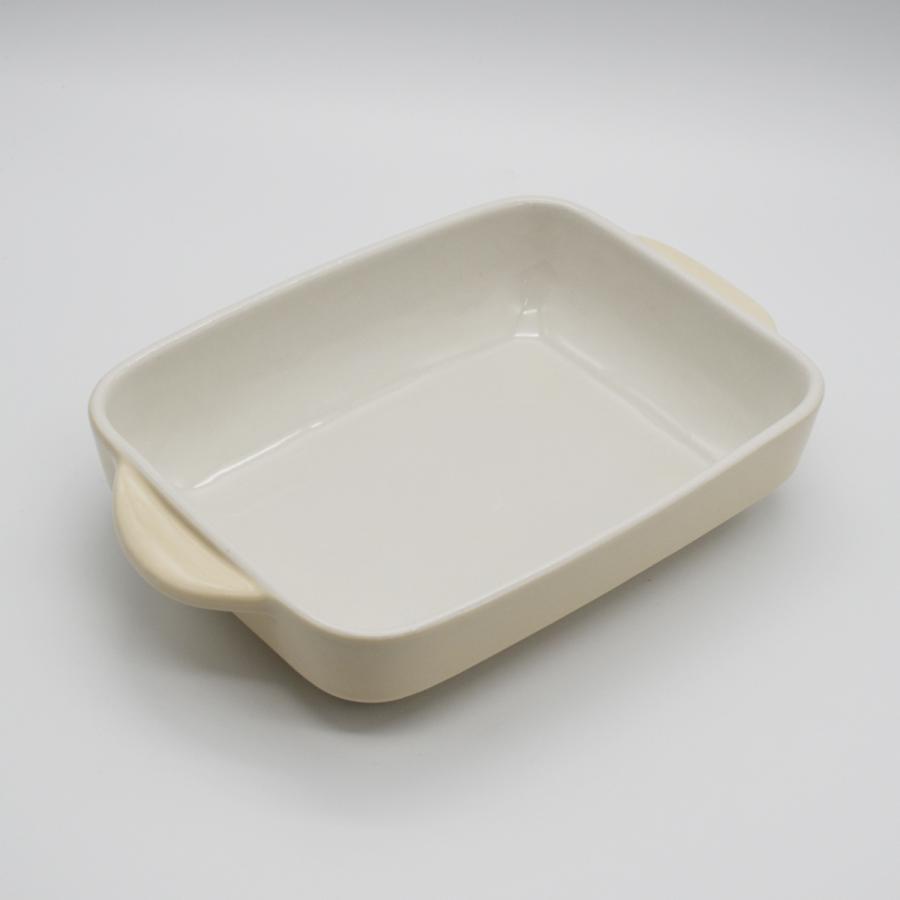 グラタン皿 スクエアl アイボリー C3sar 食器 高橋硝子 富山 通販 Yahoo ショッピング