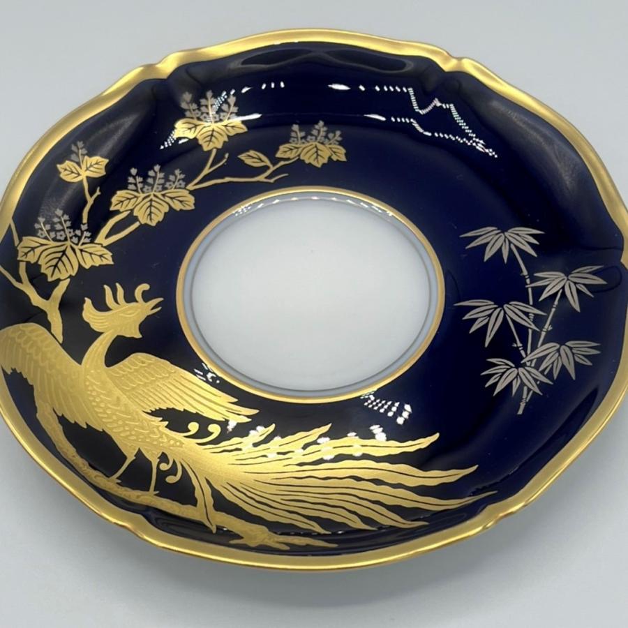 大倉陶園 金蝕鳳凰図瑠璃碗皿 コーヒー碗皿 : うつわ館伊藤 大倉陶園 金蝕鳳凰図瑠璃碗皿 コーヒー碗皿 : うつわ館伊藤
