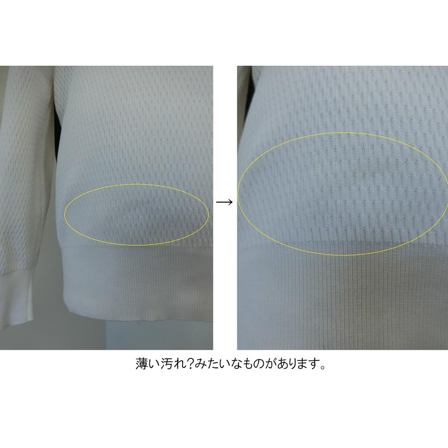 訳あり 早い者勝ち！ ルコック 【le coq sportif 】 メンズ セーター ニット QGMWJL00 ホワイト M 【2590】 | le coq sportif | 08