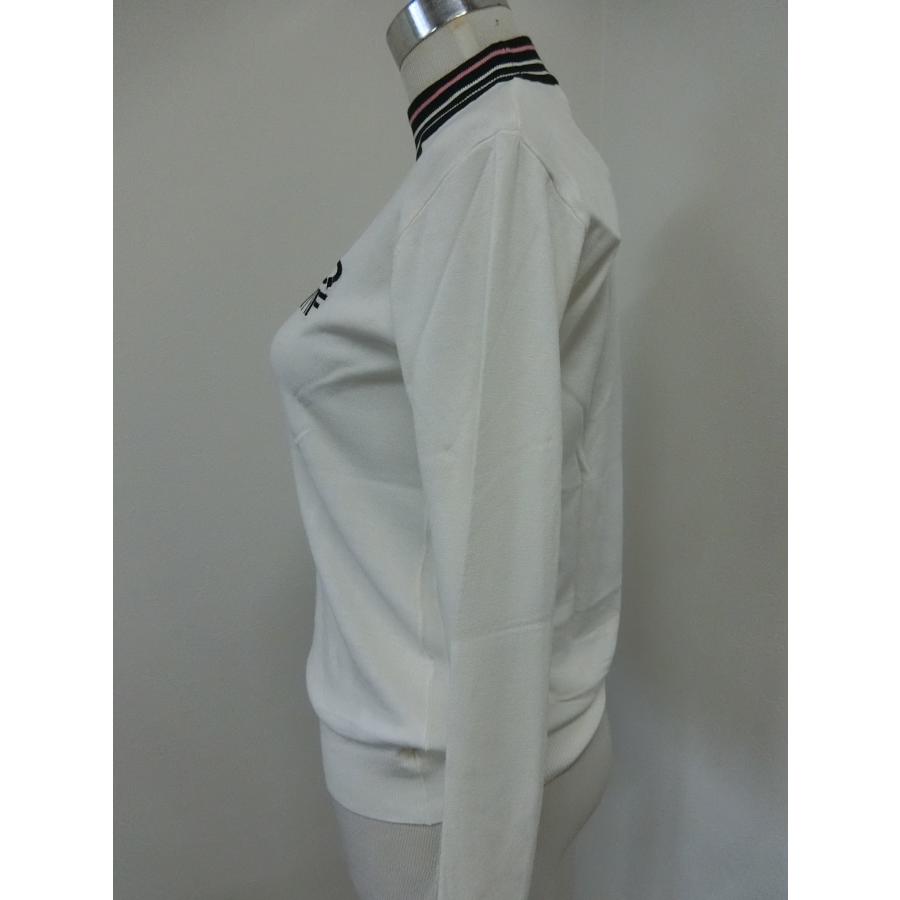 ネコポス発送 ルコック 【le coq sportif 】 レディース ハイネックセーター ニット QGWWJL00 ホワイト S 【2630】_2