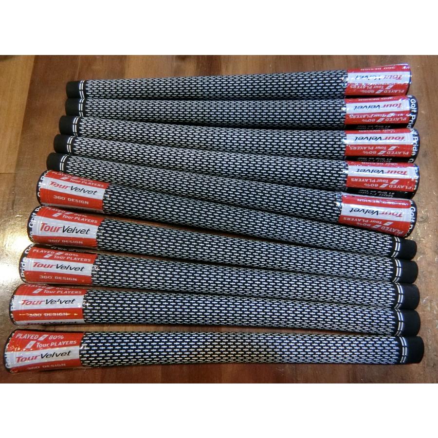 Golf Pride 新品10本セット☆ゴルフプライド TOUR VELVET 360 WHITE  
