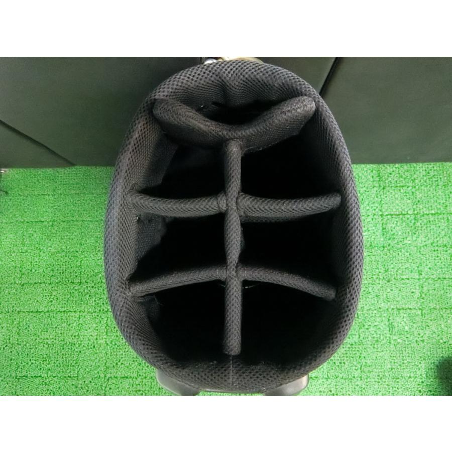 チェイスバンパイア スタンド式キャディバッグ ブラック×レッド