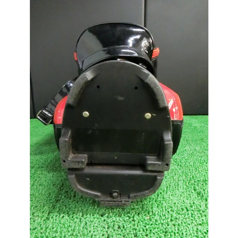 チェイスバンパイア スタンド式キャディバッグ ブラック×レッド