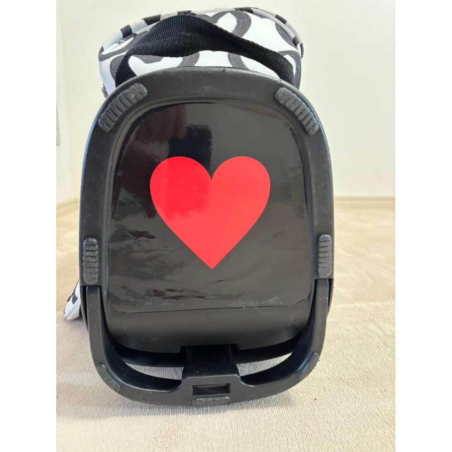 PEARLY GATES パーリーゲイツ 落書きハート柄 スタンド式キャディ