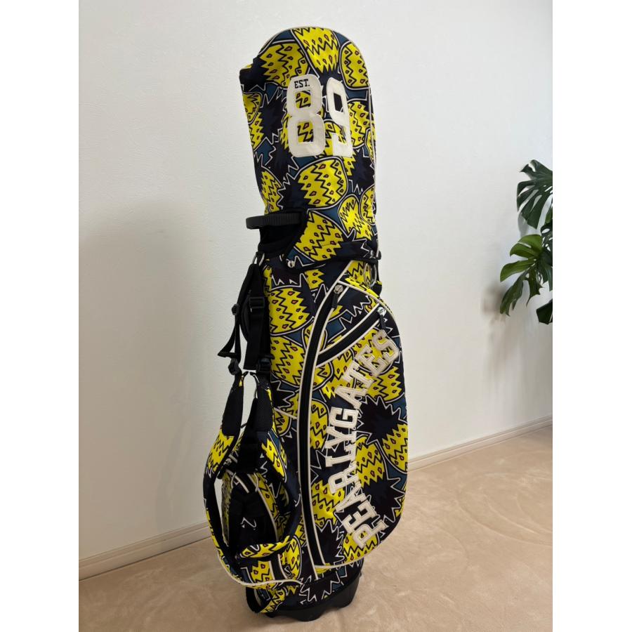 PEARLY GATES パーリーゲイツ パイナップル総柄 スタンド式キャディ