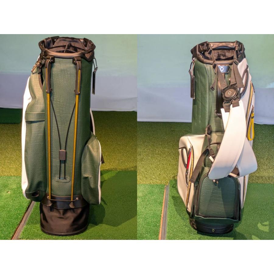 【美品】VESSELプレイヤー5.0プロ限定マスターズカラーキャディバッグ VESSEL 【数量限定】美品 VESSEL 2026 Season Opener Player 5.0 Pro
