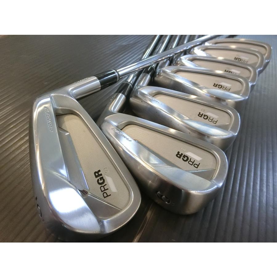 【希少・美品】プロギア 03 アイアン(2022) 7番単品 850GH neo PRGR IRONs】03 アイアン〔#7-AW 5本セット スチール〕〔2022年