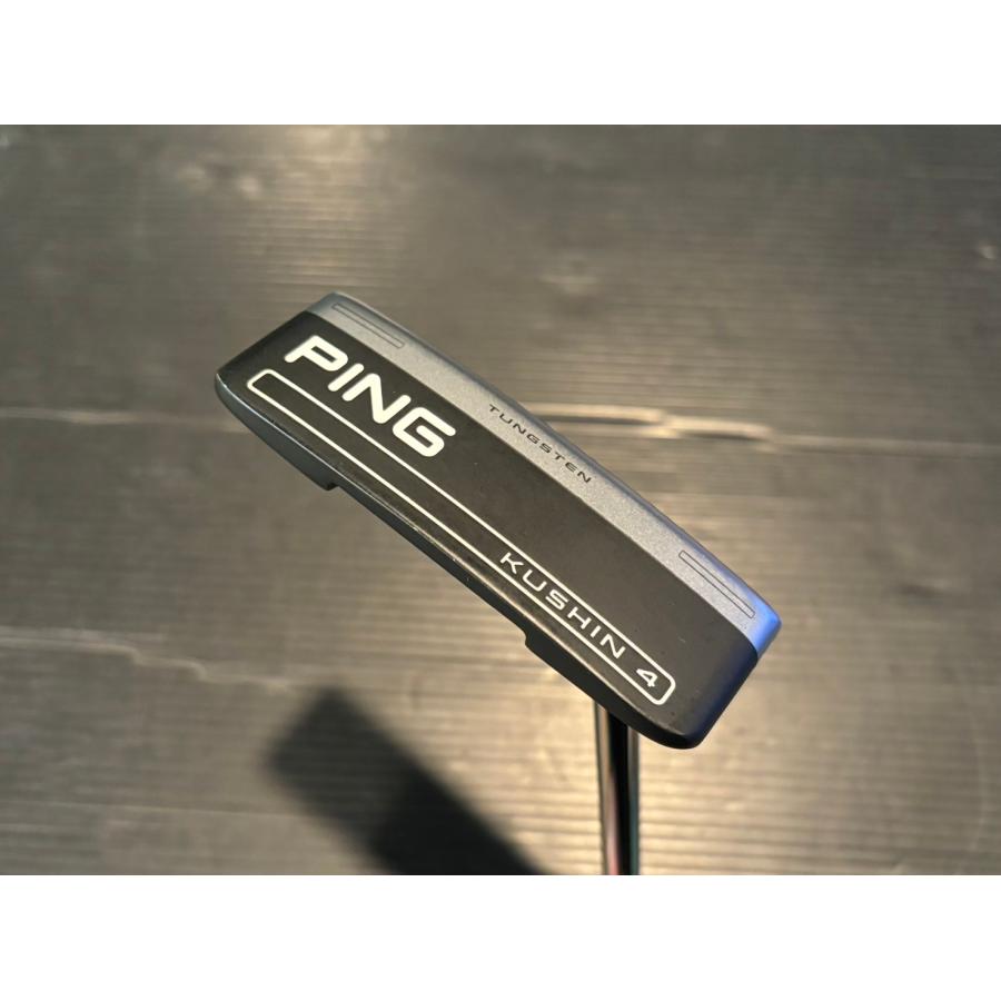 ピン　PING KUSHIN 4パター ヘッドカバー付き【33】 PING（ピン） 良品♪ PING KUSHIN 4 パター/33.5インチ/ヘッドカバー