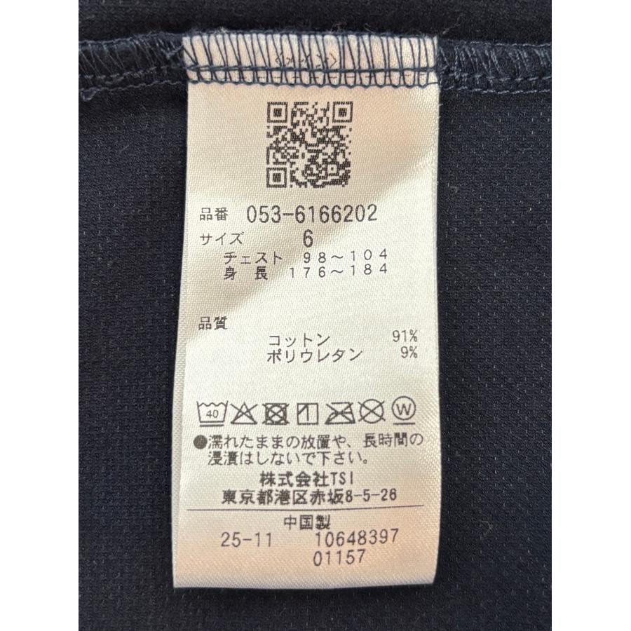 送料無料 中古品買取 パーリーゲイツ 【PARLY GATES】メンズ ハイネック 長袖 シャツ 053-6166202 ブラック サイズ6（LL）_8