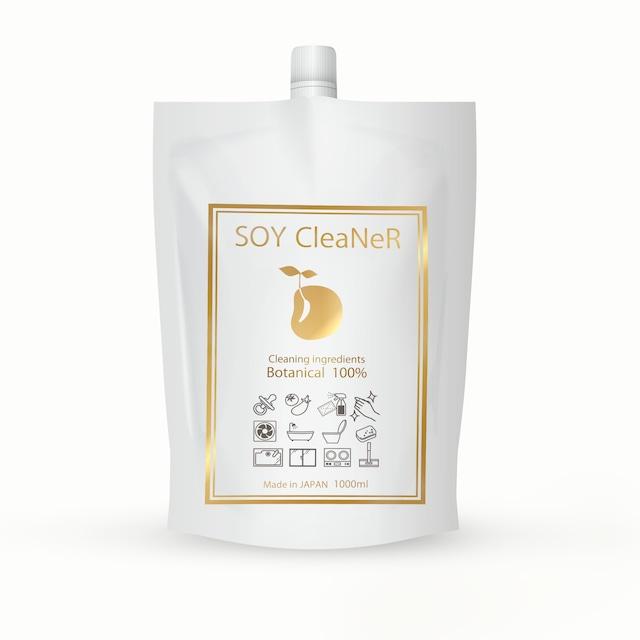 大豆からできた手と環境に優しい洗剤「SOY CleaNeR」1000ml 人にも環境にも優しい洗浄成分100％植物性の万能洗剤 | ブランド登録なし