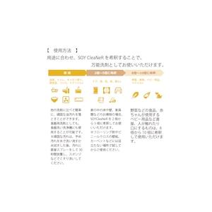 大豆からできた手と環境に優しい洗剤「SOY CleaNeR」1000ml 人にも環境にも優しい洗浄成分100％植物性の万能洗剤 | ブランド登録なし | 12