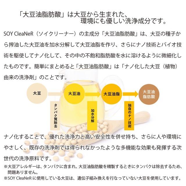大豆からできた手と環境に優しい洗剤「SOY CleaNeR」1000ml 人にも環境にも優しい洗浄成分100％植物性の万能洗剤 | ブランド登録なし | 08