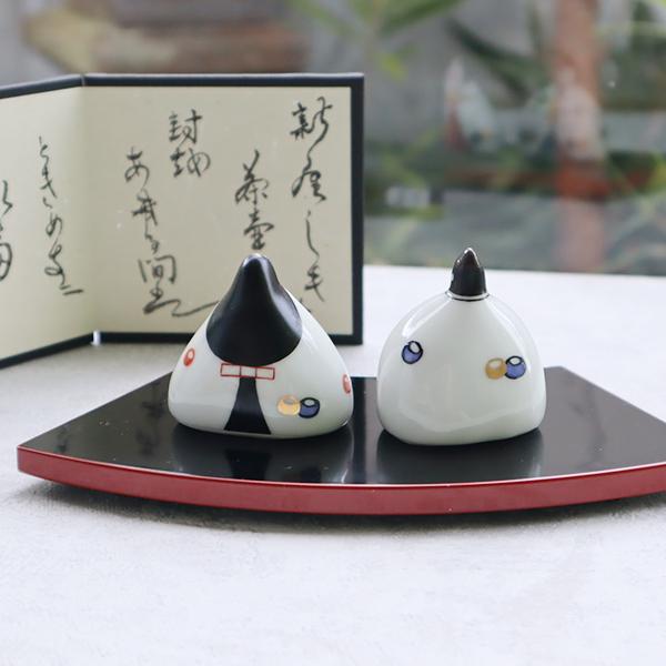 ギフト化粧箱付】有田焼 雛人形セット 茶壷 : 有田焼 器の華 まるふく
