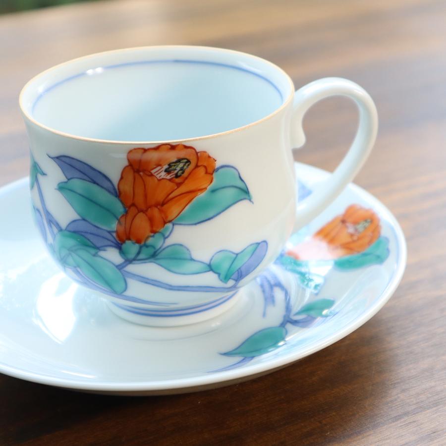 有田焼 コーヒー碗皿 染錦椿 : 有田焼 器の華 まるふく - 通販 - Yahoo