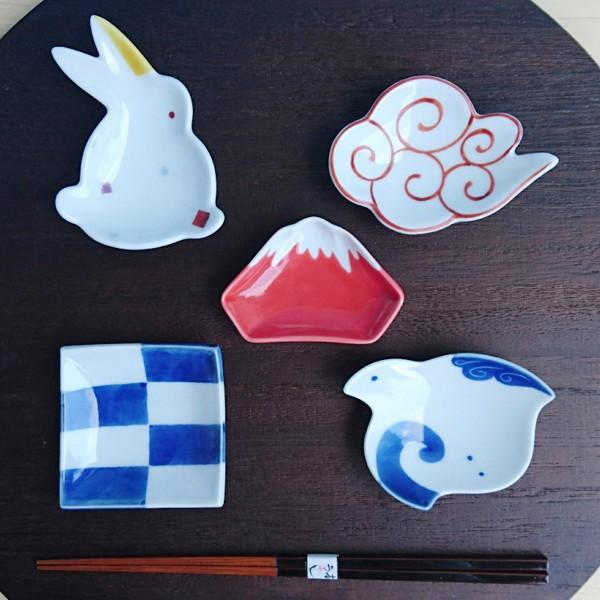 有田焼 豆皿 赤冠幸富士山型 : 有田焼 器の華 まるふく - 通販 - Yahoo