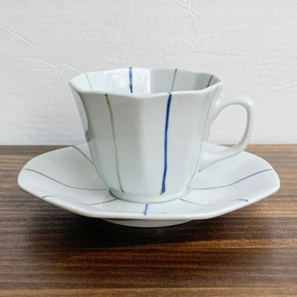 アウトレット WEB限定 コーヒー碗皿 新作続 糸八角