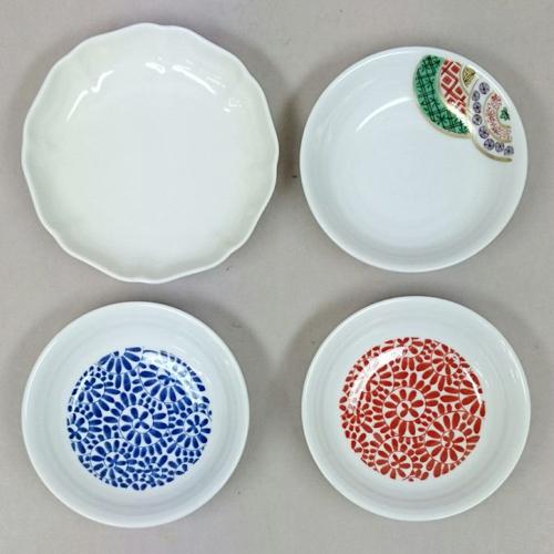 アウトレット】有田焼 小皿（3種類） : 有田焼 器の華 まるふく