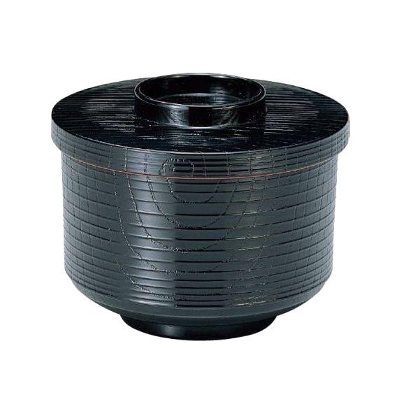 飯器 柾目割子飯器 黒・内朱（耐熱：洗浄機使用可） : 器屋一信ヤフー