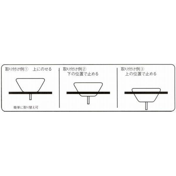 陶器製手洗い鉢 いぶし白刷毛１２号手洗鉢（信楽焼）｜utuwayaissin｜04