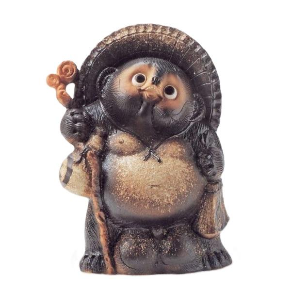 たぬき 約75cm 20号から25号サイズ 置物 信楽焼 信楽焼たぬき20号 福