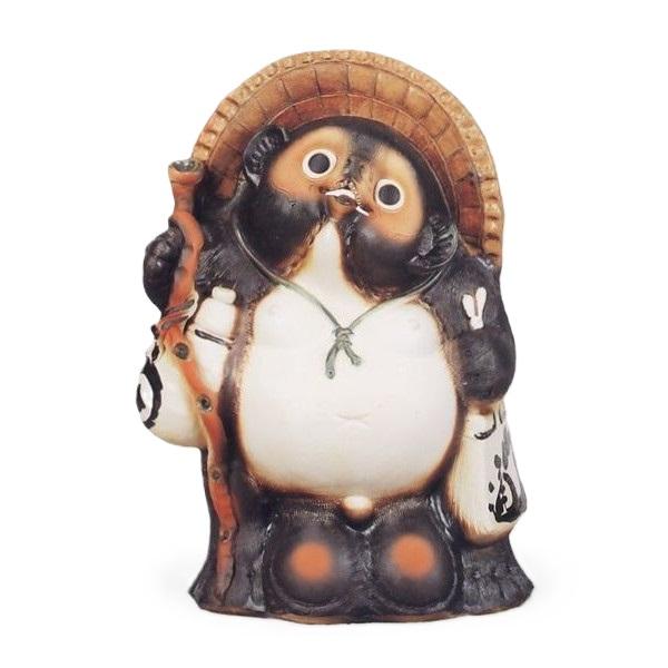 信楽焼たぬき２０号 Diy 工具 福ひねり狸 福ひねり狸 オーナメント オブジェ Ksa18 1