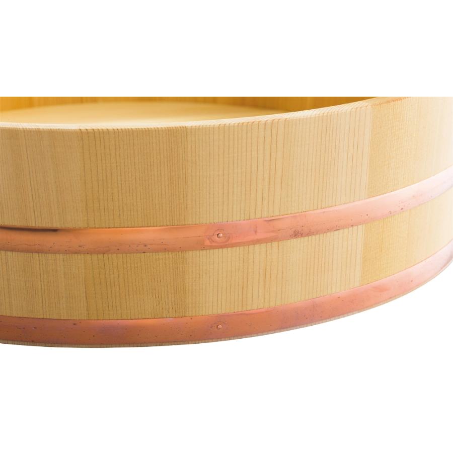 飯台４８cm（さわら材・銅タガ）業務用の画像
