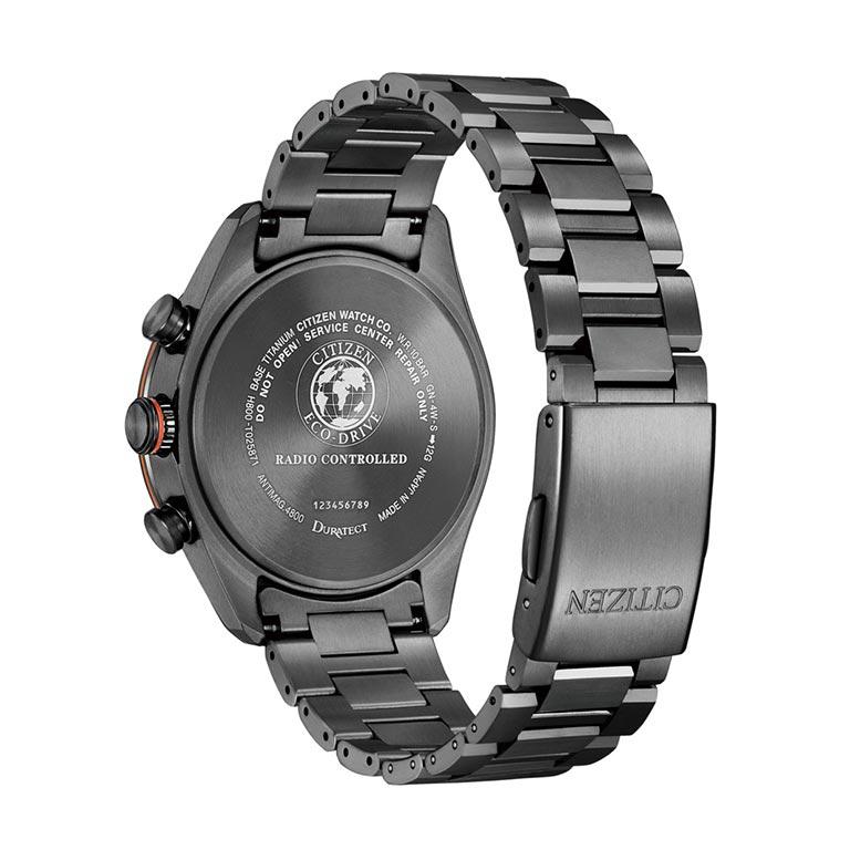 CITIZEN ATTESA シチズン アテッサ ACT Line エコ・ドライブ 電波時計 AT8185-62E 腕時計 時計 ウォッチ ウオッチ ソーラー電波 電波ソーラー ブラックチタンの画像