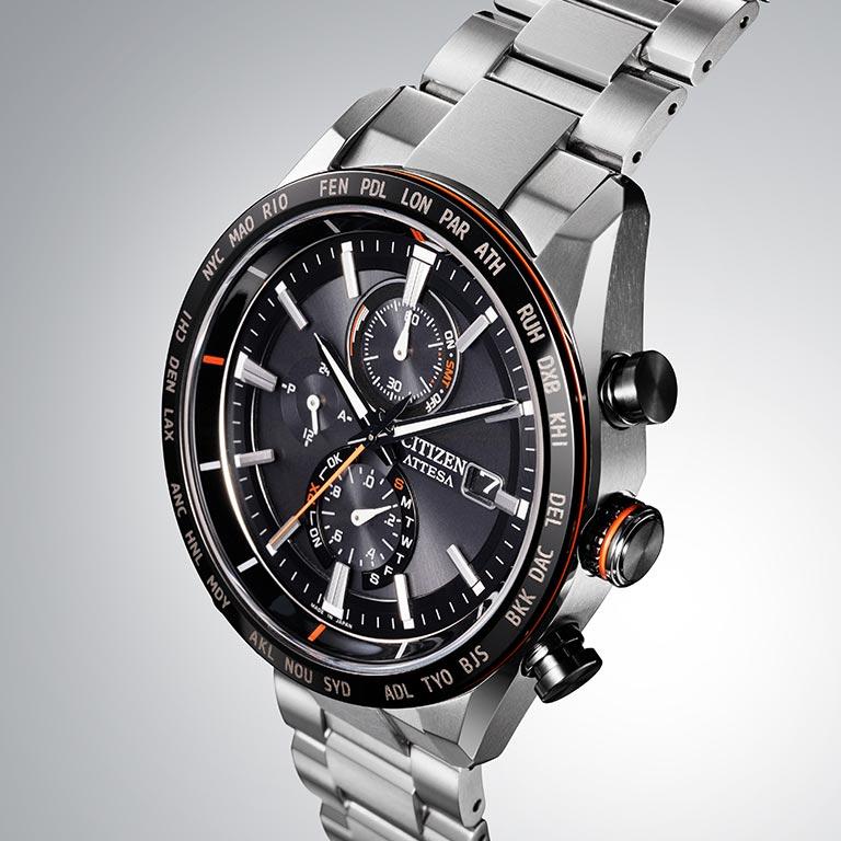 CITIZEN ATTESA シチズン アテッサ ACT Line エコ・ドライブ 電波時計 AT8189-61E 腕時計 時計 ウォッチ ウオッチ ソーラー電波 電波ソーラー チタニウムの画像