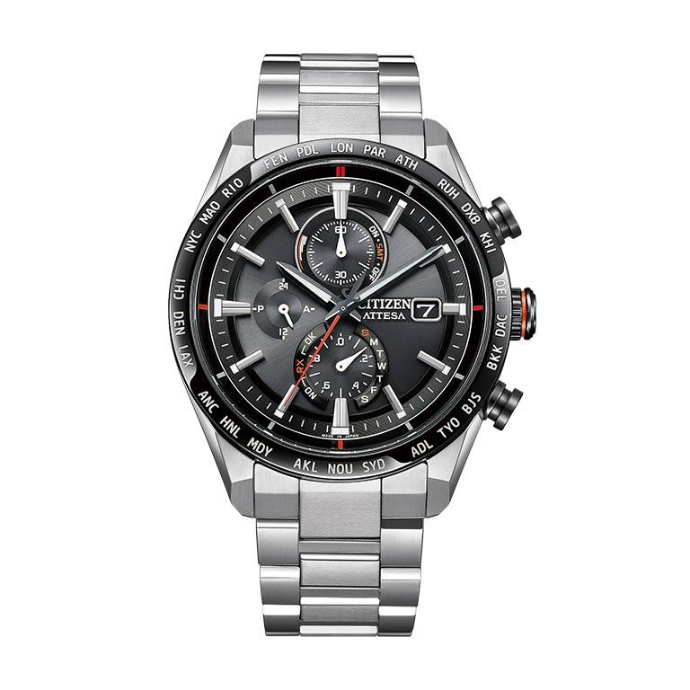 CITIZEN ATTESA シチズン アテッサ ACT Line エコ・ドライブ 電波時計 AT8189-61E 腕時計 時計 ウォッチ ウオッチ ソーラー電波 電波ソーラー チタニウムの画像