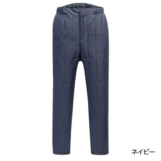 あったか 防寒 撥水 ダウンパンツ ブラック グリーン ネイビー メンズ