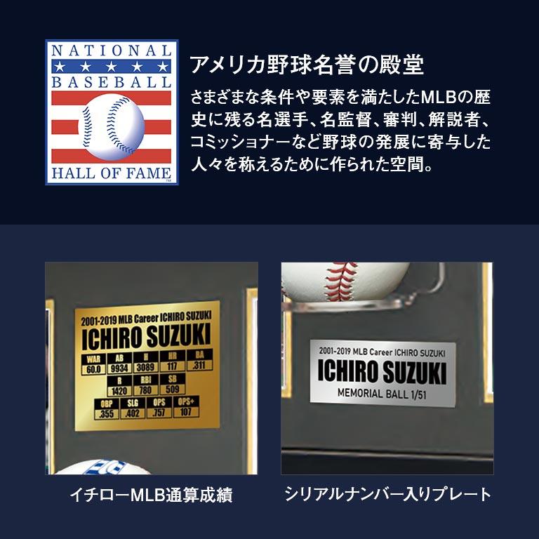 直送】 球団殿堂入り記念 ロゴ入りMLB公式ボール「イチロー」直筆