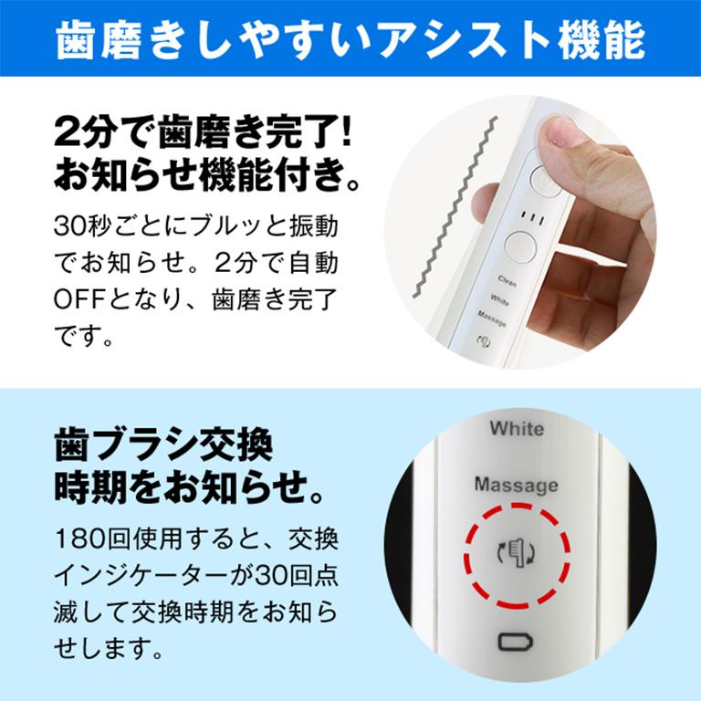入荷待ち】音波振動歯ブラシ・プラジール2 (2台セット) 日本直販