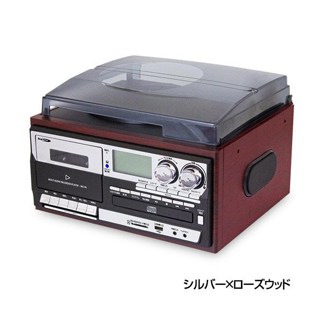Bearmax 木目調 多機能 マルチオーディオ レコードプレーヤー