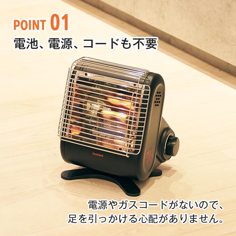 マイ暖mini イワタニ Iwatani カセットガスストーブ カセットガス 暖房