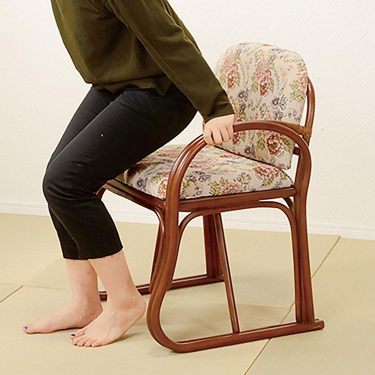 HAGiHARA（萩原） 【直送】高さが選べる座敷座椅子 ハイタイプ - 座面