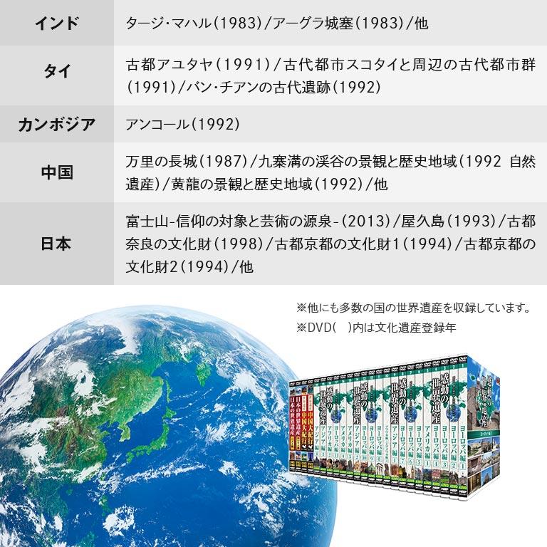 世界遺産 大全集 全218遺産 DVD100枚セット DVD 映像全集 自然遺産
