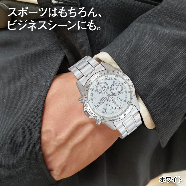 SEIKO クロノグラフ 腕時計 試着のみの未使用品 SEIKO（セイコー） クロノグラフ グリーン文字盤 （海外モデル