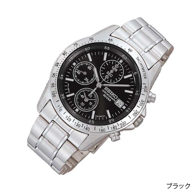 SEIKO セイコー クロノグラフ (海外モデル) (SZER009) - 腕時計 メンズ フォーマル 海外 輸入 日本未発売 コレクター メカニカル 10気圧防水 ホワイト ブラックの画像