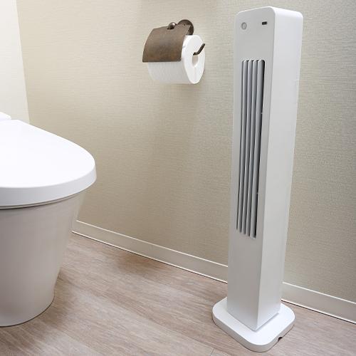 トイレ用 人感消臭スリム扇風機 サーキュレーター プラズマイオン 消臭 除菌 A0037 悠遊ショップ 通販 Yahoo ショッピング