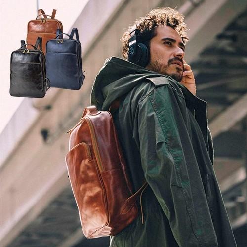 イタリア製レザーリュック