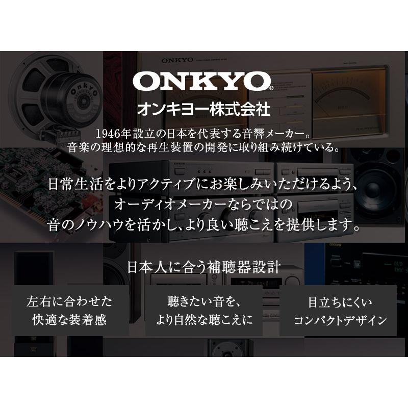オンキヨー・デジタル補聴器 OHS-D21L OHS-D21R - 小型 目立たない