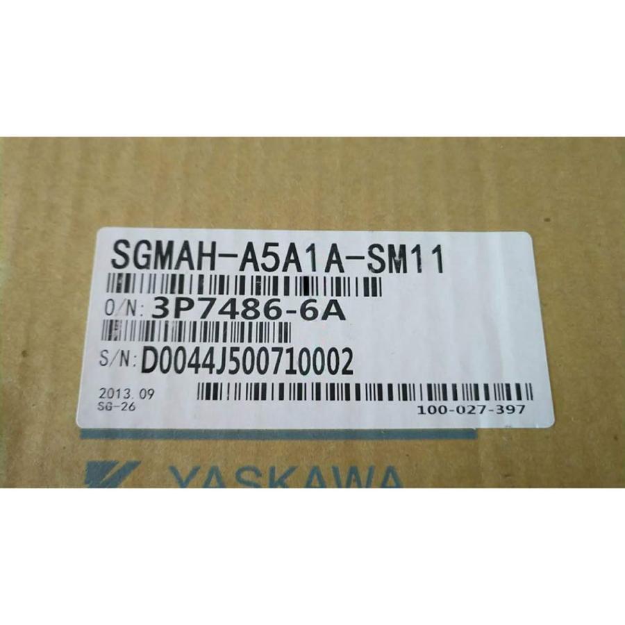 新品 SGMAH-A5A1A-SM11 50W 3000r/min 200VAC ー  6ヶ月保証
