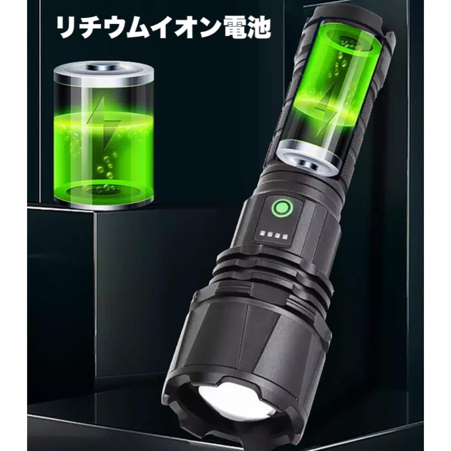 Led 懐中電灯 ハンディライト P90業界初 ズーム機能 フラッシュライト 電量表示 クリップ 爆光 強力 最強 防災グッズ 強力 防水 コンパクト アウトドア セール Leon051 三友ショップ 通販 Yahoo ショッピング