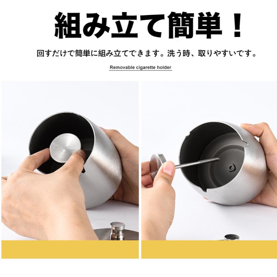 灰皿 蓋付き ビッグ 密閉性あり 滑り止あり 頑丈分厚い錆びない 携帯灰皿 車 灰皿 灰皿 車 卓上灰皿 屋外灰皿 ステンレス製灰皿 Mu013 三友ショップ 通販 Yahoo ショッピング
