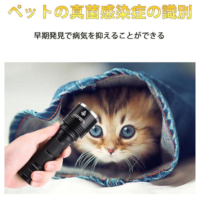 紫外線ライト 見えない汚れ対策 365nm 高輝度 防水 電池付き ブラックライト 猫の尿検査 強力 軍用 ポケットクリップ 軽量 ハンディライト 停電 防災対策 Ziguangshoudianw113 三友ショップ 通販 Yahoo ショッピング