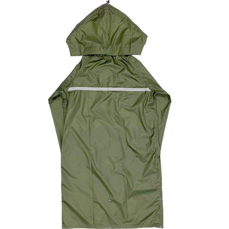 ロングレインコート 多機能 100万人の味方 ファスナーが噛まない 特許